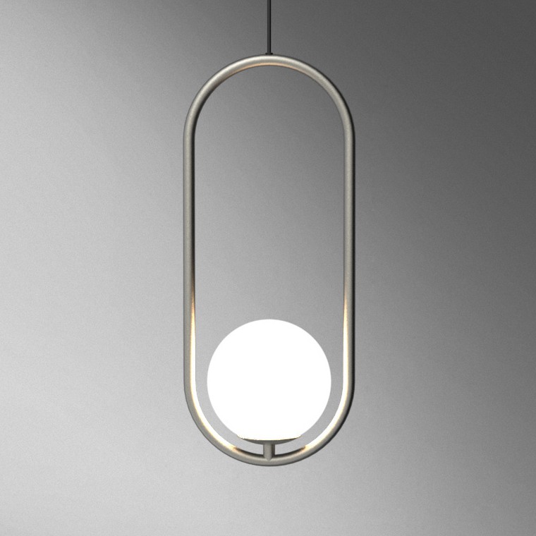 Подвесной светильник Matthew McCormick hoop 50 Chrome MILA Pendant by ImperiumLoft