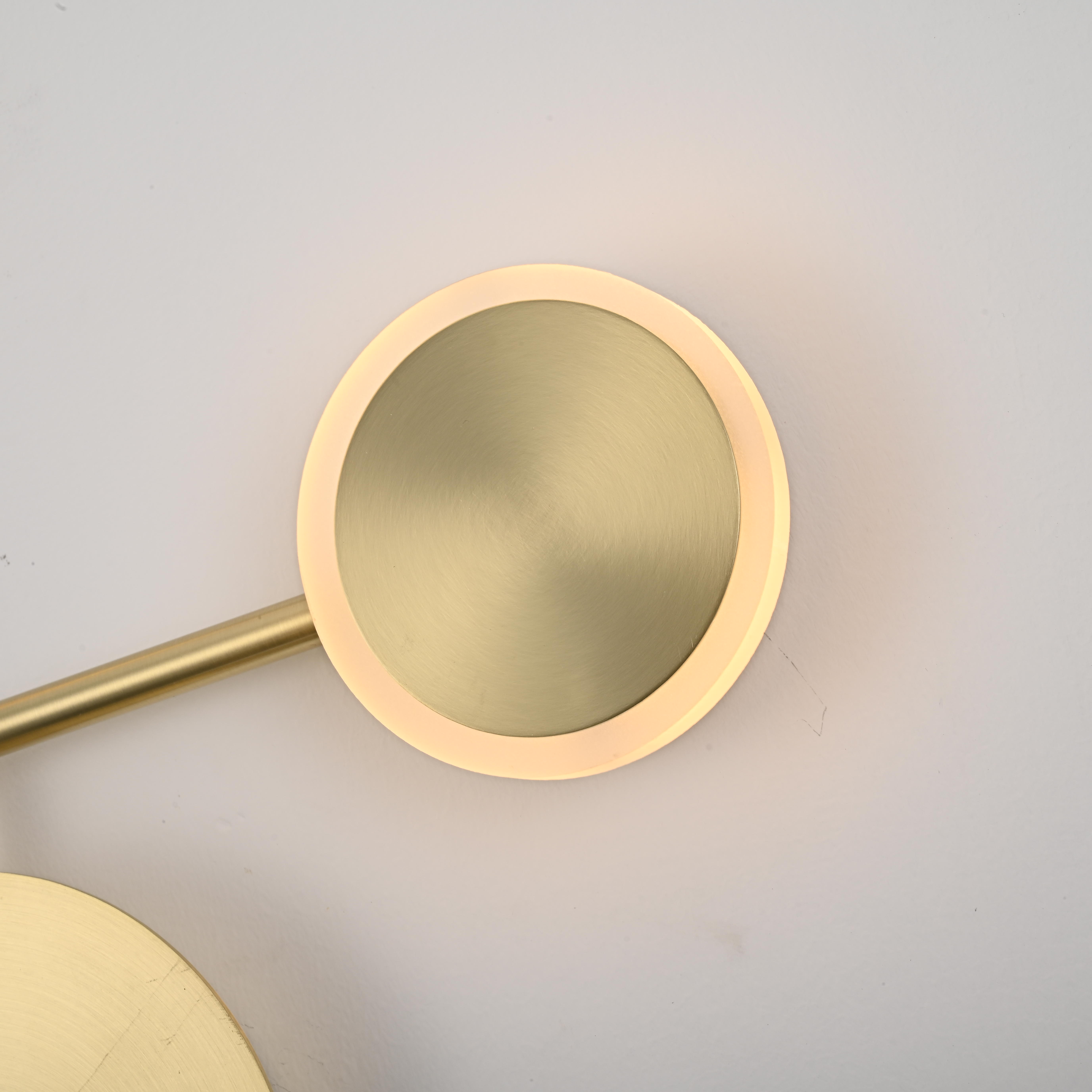 Настенный светильник ZINGY D Brass by ImperiumLoft