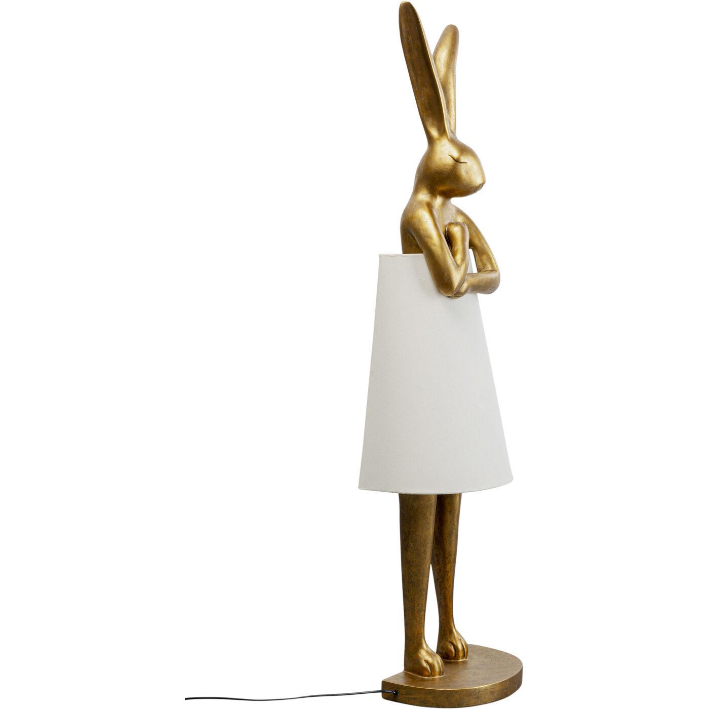 Светильник напольный Animal Rabbit Gold/White 150 см KARE 56129