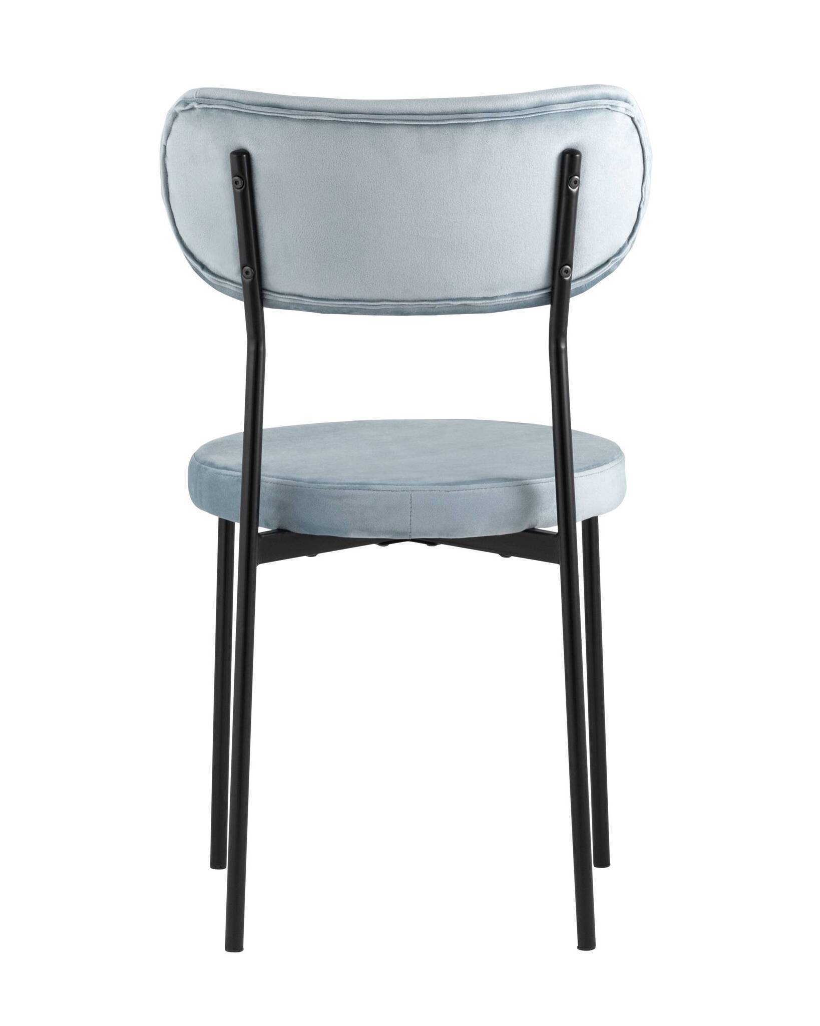 Стул Барбара велюр серо-голубой Stool Group