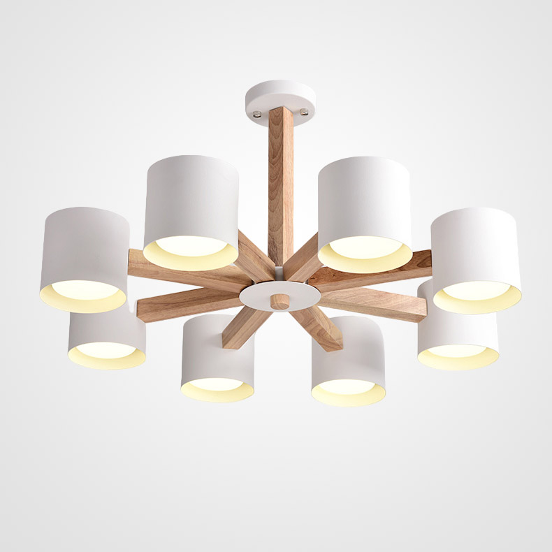 Люстра на штанге MALMO L8 White by ImperiumLoft