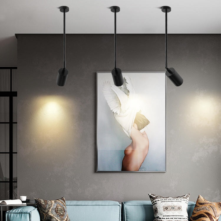 Точечный светильник на потолочной стойке LINO B by ImperiumLoft