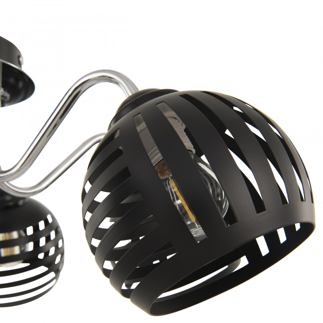 Люстра с плафонами 325107/8 BK.CR Arte Milano