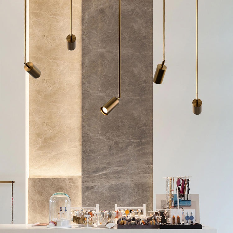 Точечный светильник на потолочной стойке LINO B by ImperiumLoft