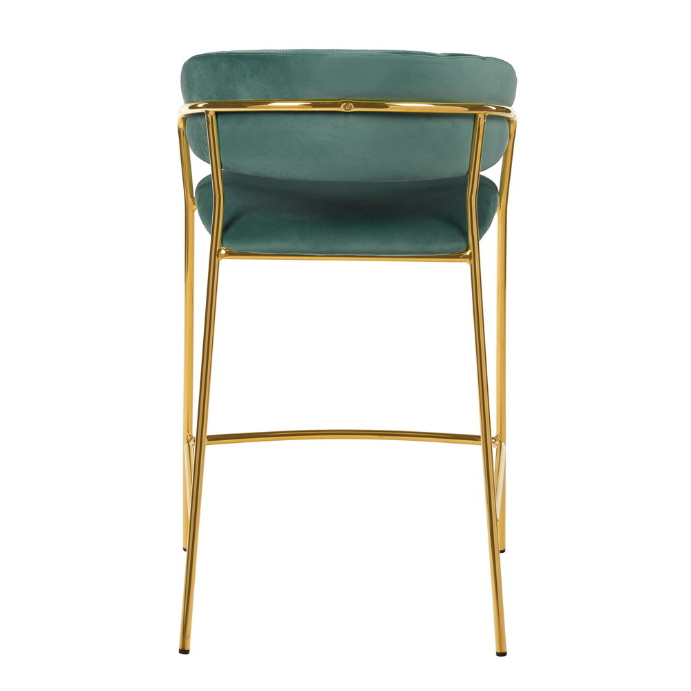 Стул полубарный Turin мятный с золотыми ножками Bradex Home FR 0913