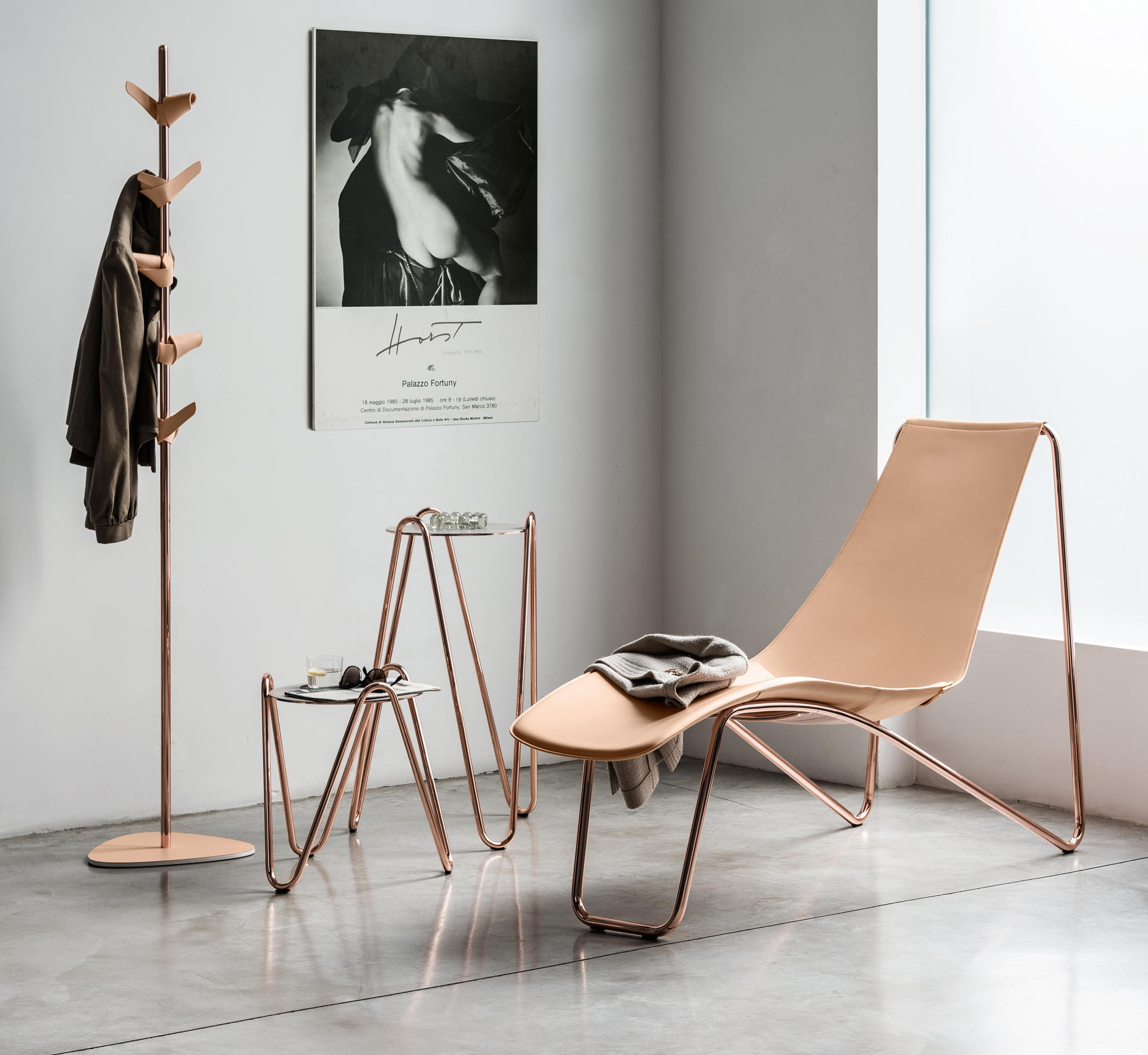 Столик Midj Apelle Chic H73 pink gold Apelle Chic H73 pink gold