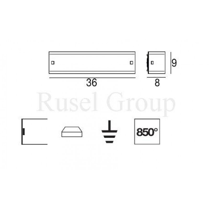 Настенный светильник Linea Light Mille LED 7840