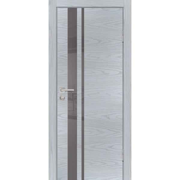 Межкомнатная дверь Graf P-16 серый лакобель Дуб скай серый (2000 х 600)