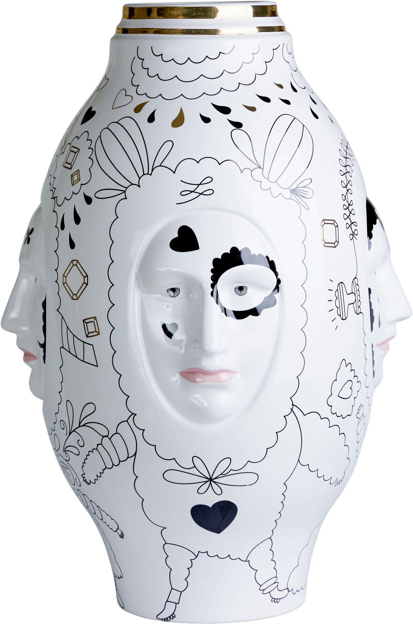 Ваза с барельефами Glasar 68-008