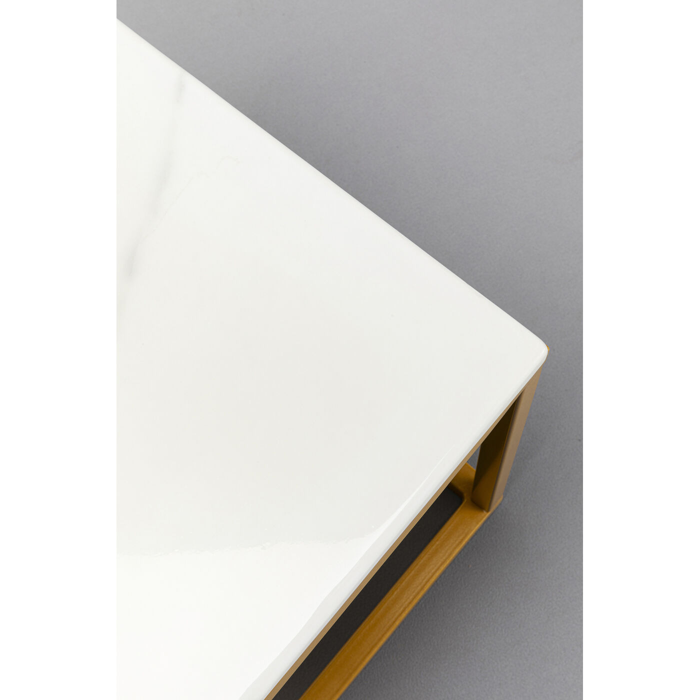 Стол приставной Key West Marble Gold 40x40 см KARE 85872