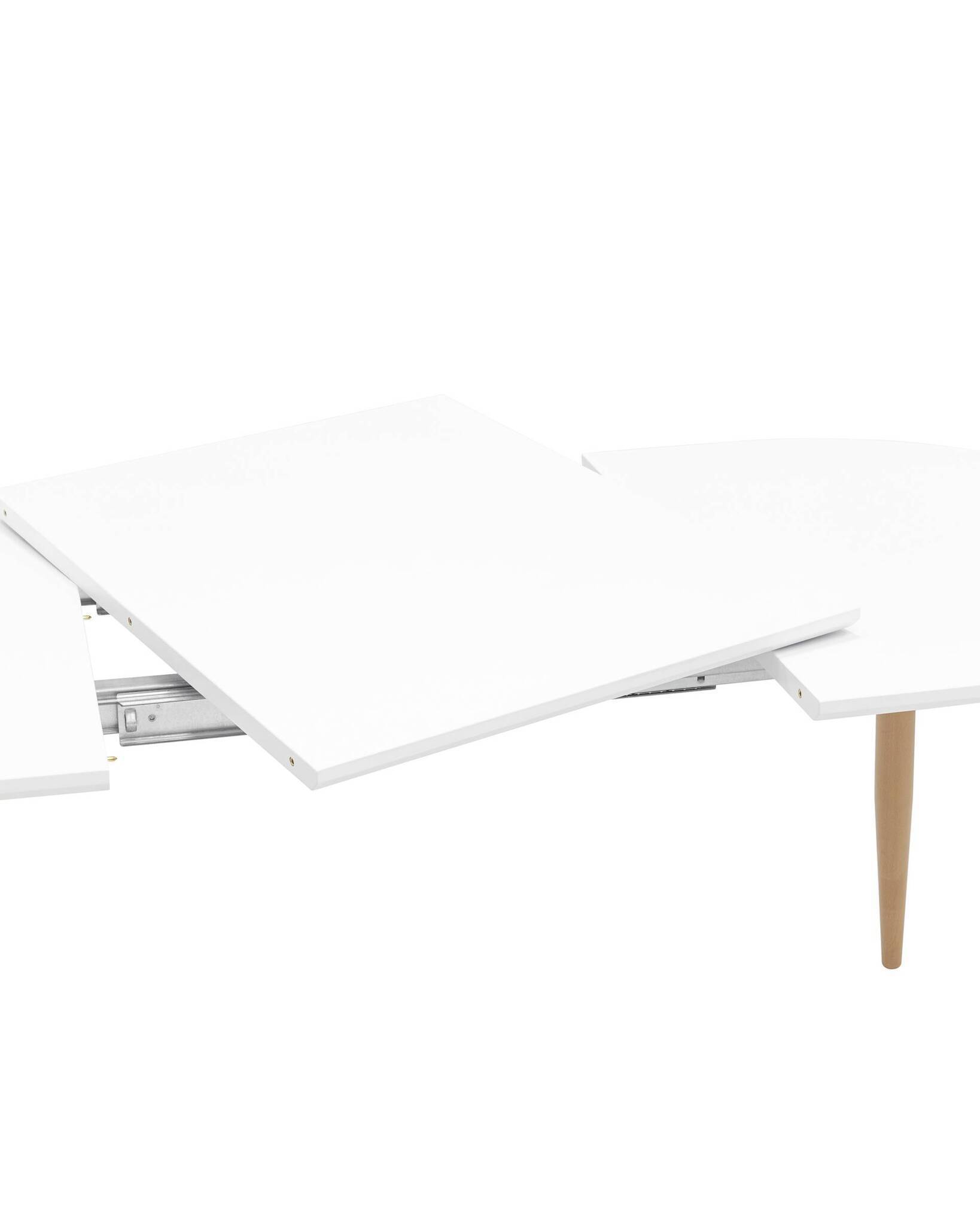 Стол обеденный Берген раскладной 120-180*80 белый Stool Group