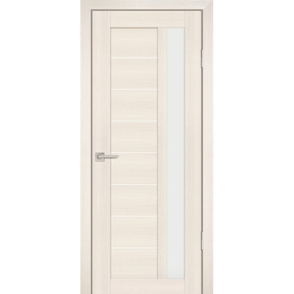 Межкомнатная дверь Graf PS-40 белый сатинат Перламутровый дуб (2000 х 600)