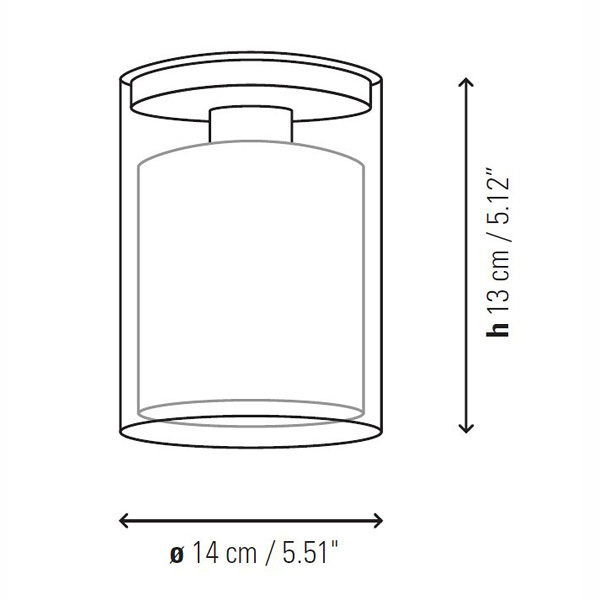 Потолочный светильник Bover OLIVER White