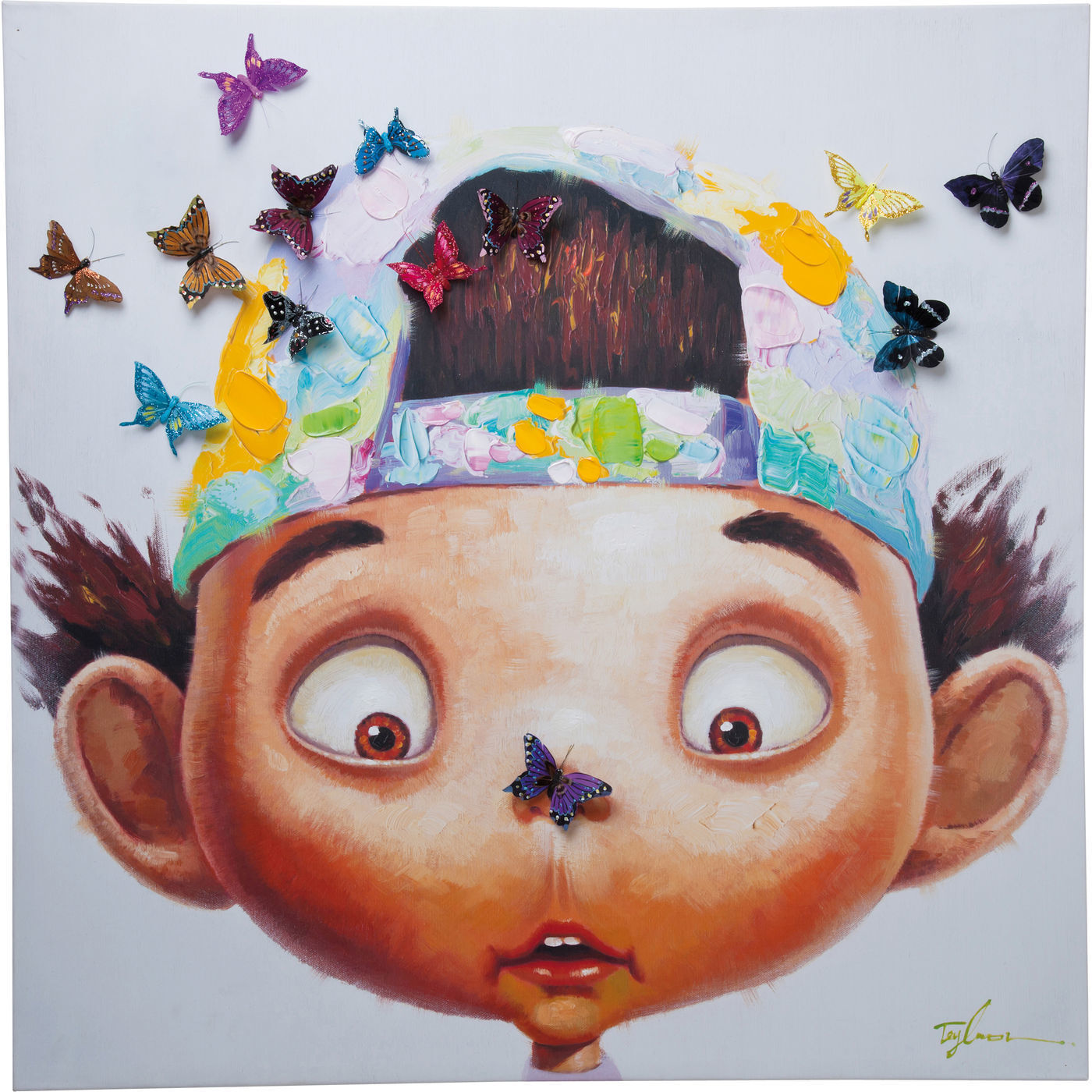 Картина Boy with Butterflys 35201 KARE