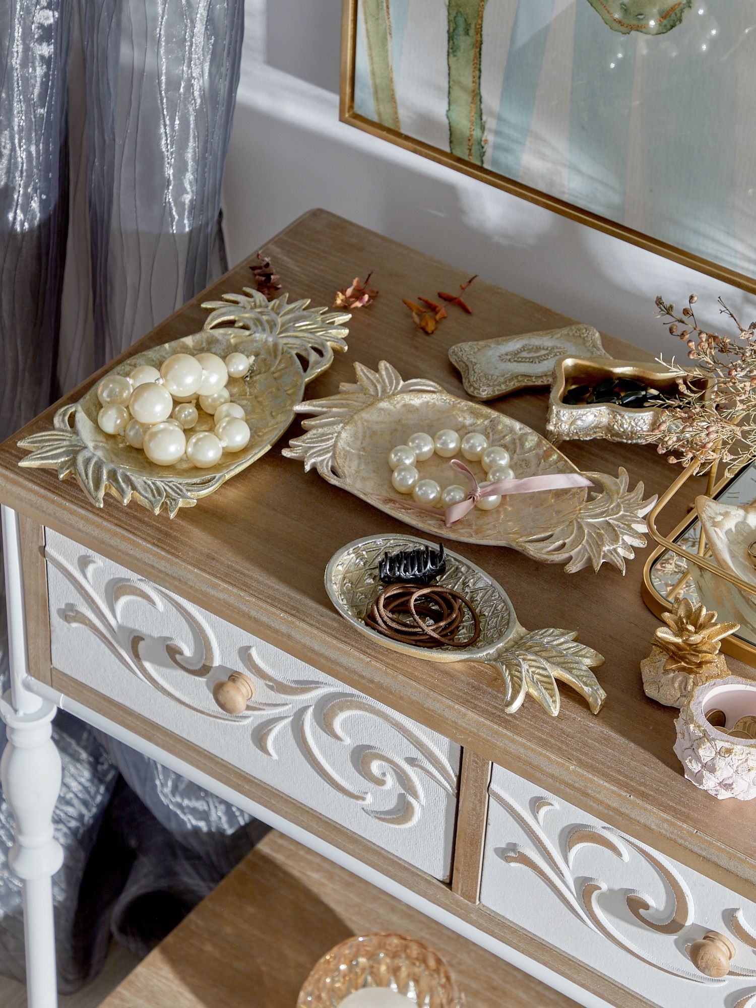 Блюдо декоративное Ананас Glasar 28-428