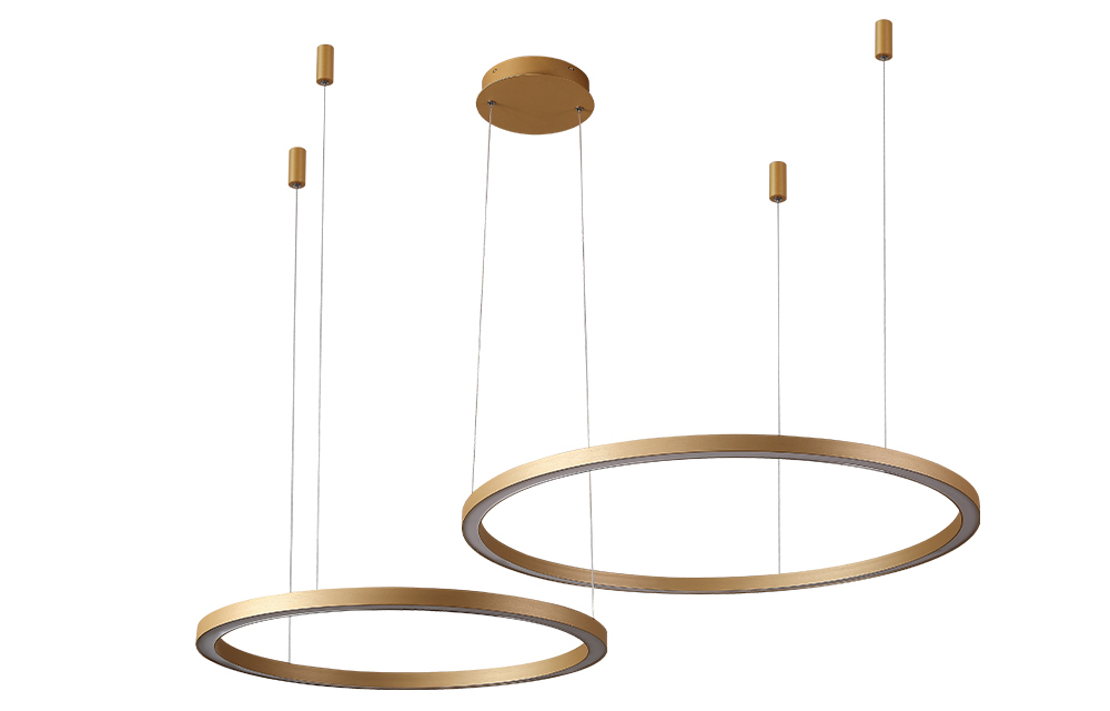 Люстра Crystal Lux FORTUNA SP123W LED D600+800 GOLD