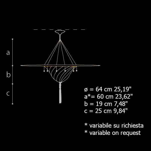 Подвесной светильник Archeo Venice Design 211.00