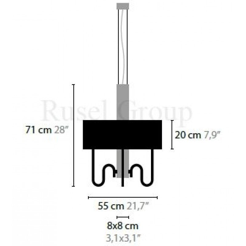 Подвесной светильник ILFARI WALTZ OF VIENNA H4+1 H71