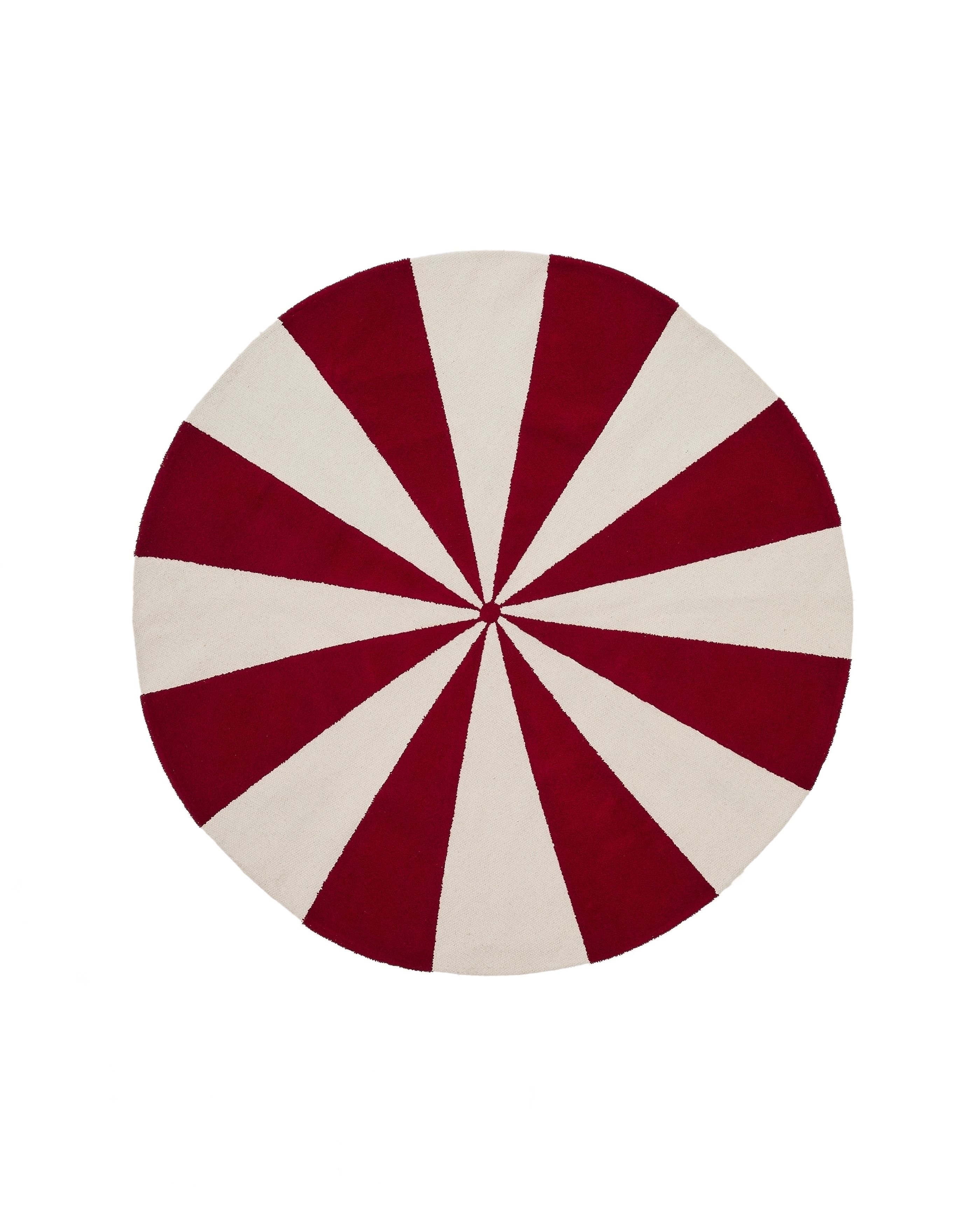 Ковер Wirla бежево-красный 100% хлопок Ø 100 см La Forma (ex Julia Grup)