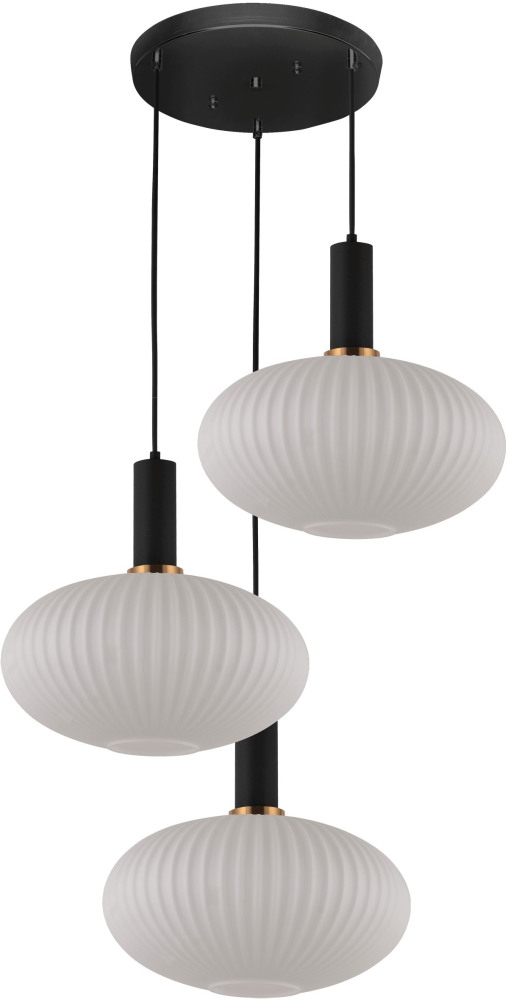 Подвесной светильник Lumina Deco LDP 1216-3 WT+BK