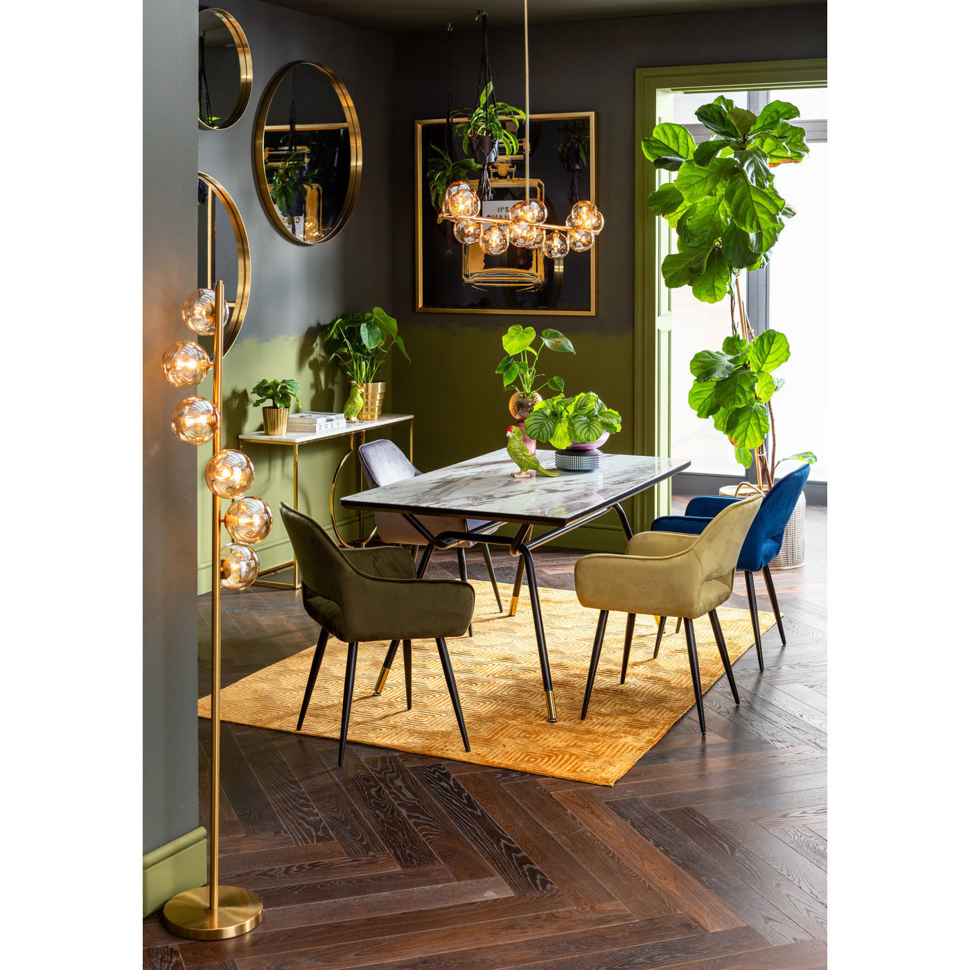 Стул мягкий с подлокотниками San Fransico 83314 KARE