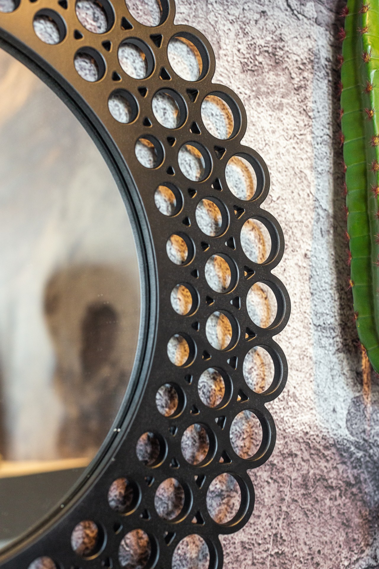 Зеркало BountyHome Backbone Black mv422-black