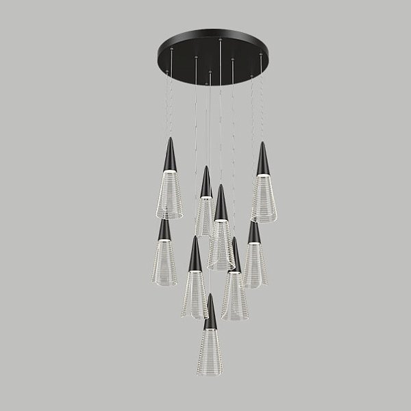 Подвесной светильник MANDORA L9 Black by ImperiumLoft
