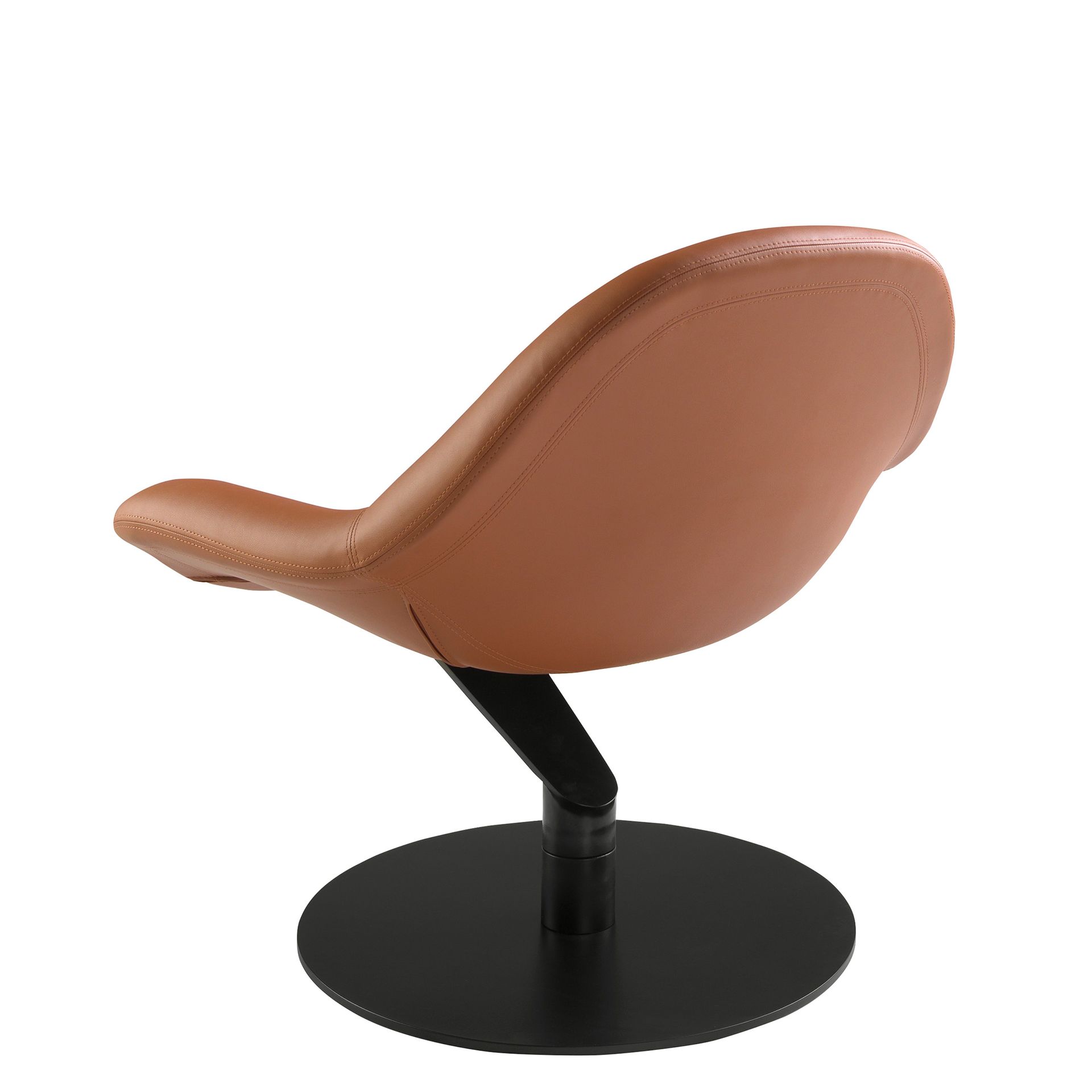 Кресло поворотное 5116/SF991 коричневое из экокожи Angel Cerda