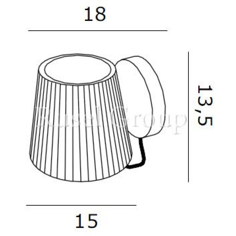 Настенный светильник de MAJO LUME A1
