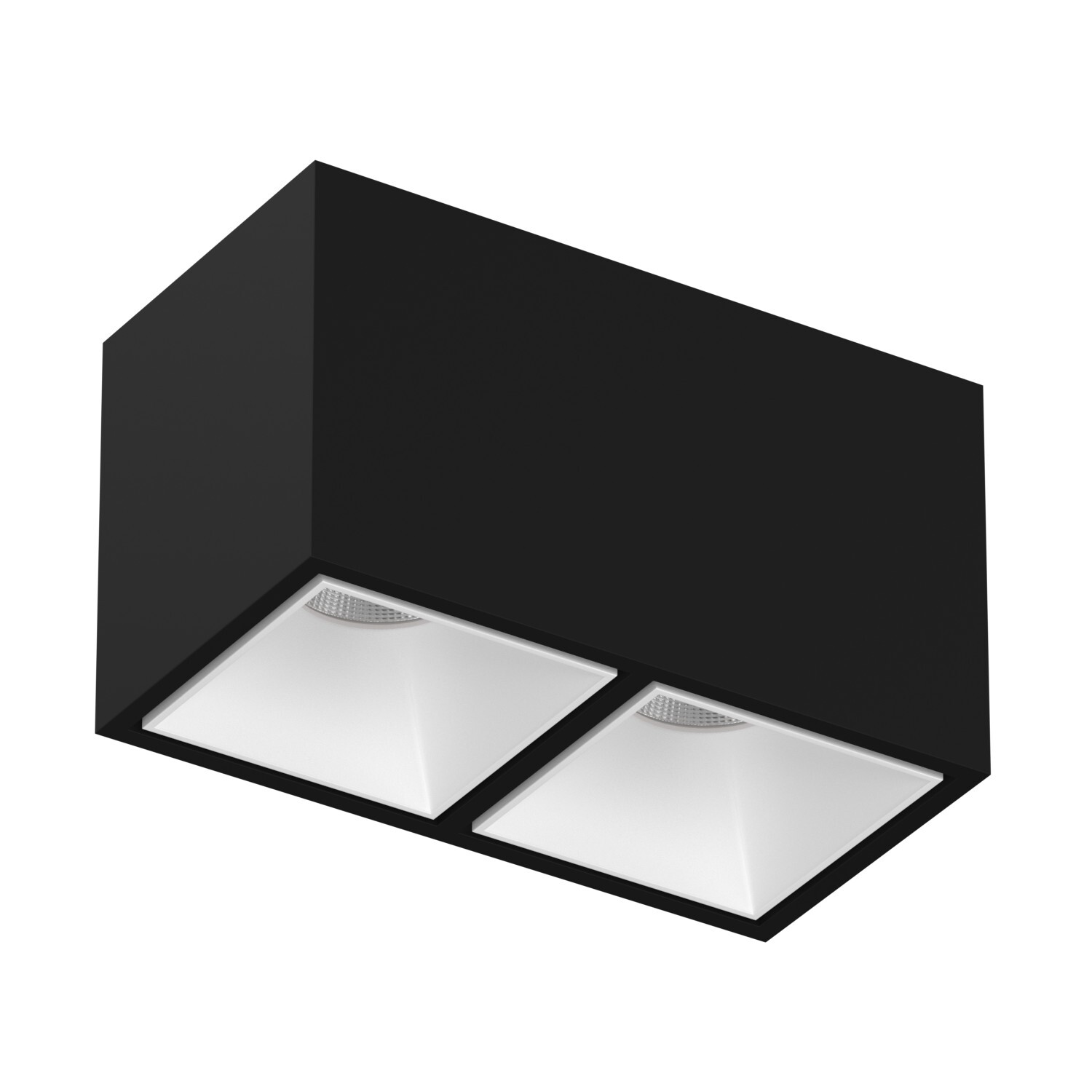 Накладной светодиодный светильник Ledron KUBING 2 Black-White