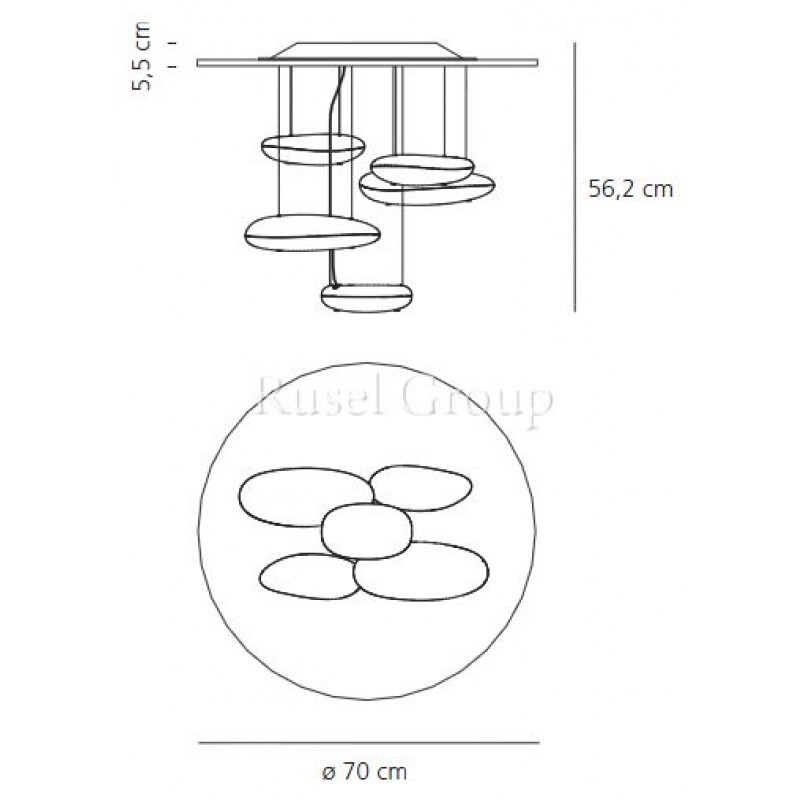 Потолочный светильник Artemide MERCURY MINI SOFFITTO