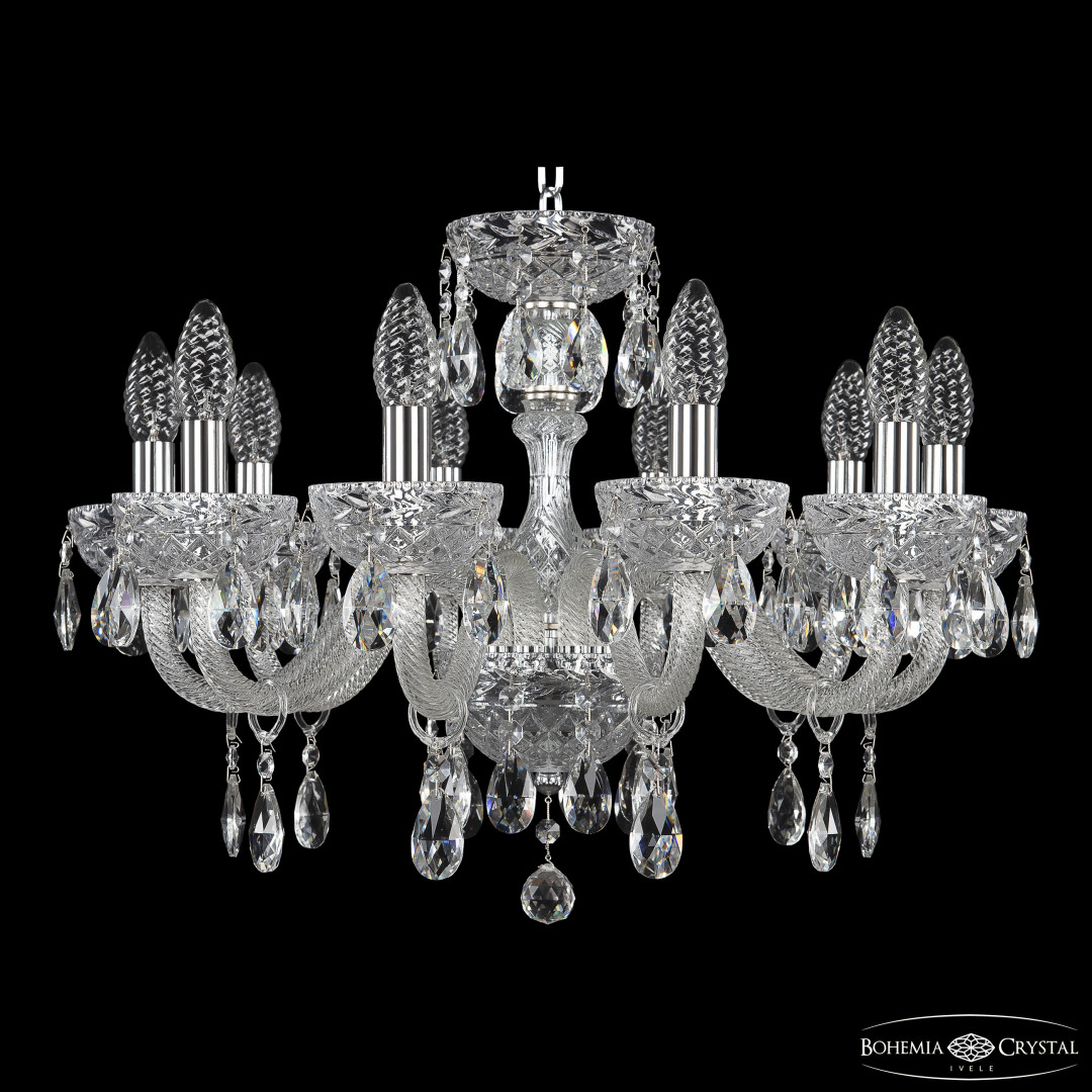 Люстра 5417/10/195 Ni Clear/M-1F Bohemia Ivele Crystal