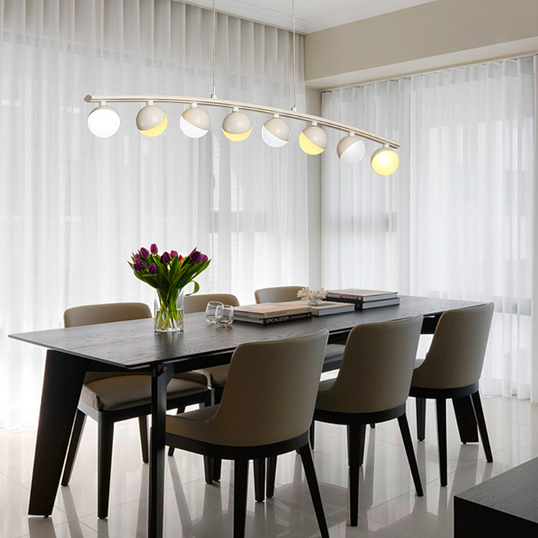 Подвесной реечный светильник CHOIR L12 Brown by ImperiumLoft