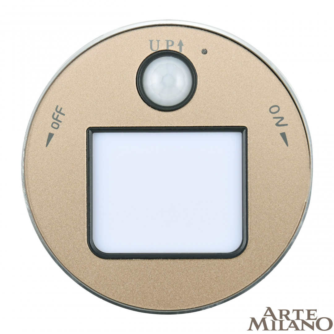 Трековый светильник с датчиком движения, 3W 250V 380011TLS/LWS Gold