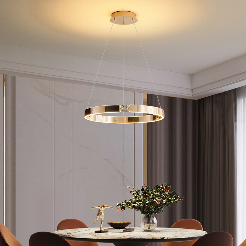 Подвесная люстра SELLIF RING D80 Brass by ImperiumLoft