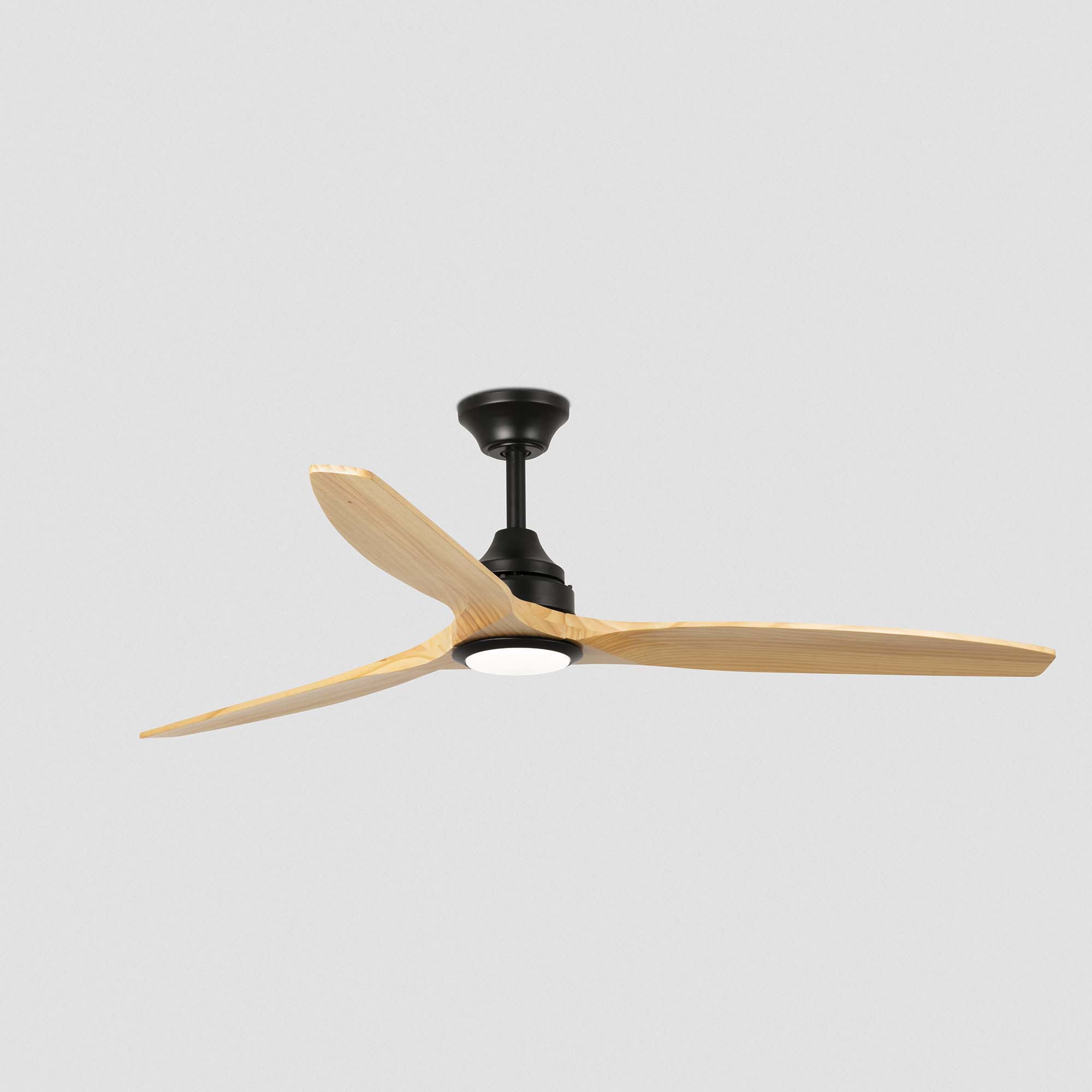 Вентилятор ALO DC Ш1520MM черный / дерево 3 PALAS  20W CCT Faro