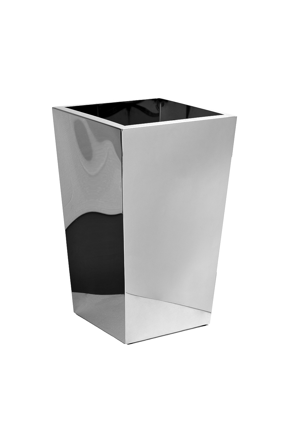 Кашпо напольное высокое серебряное Garda Decor 13RX-03118