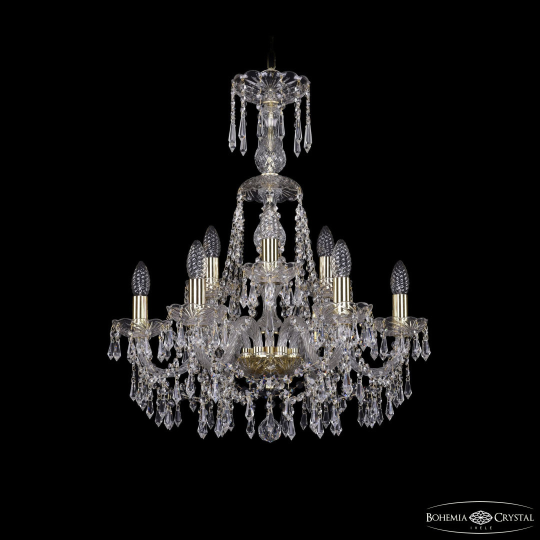 Люстра хрустальная 1403/6+3/195/XL-65 G