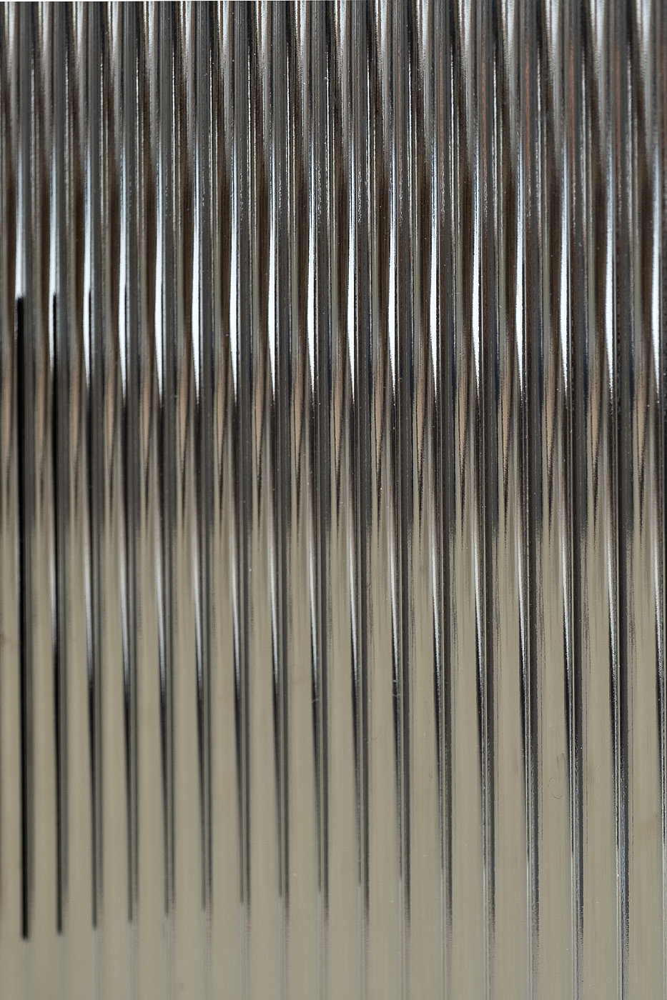 Шкаф-пенал с полками цвет серый кобальт/стекло рифленое Garda Decor GD-10014/1-6(риф)