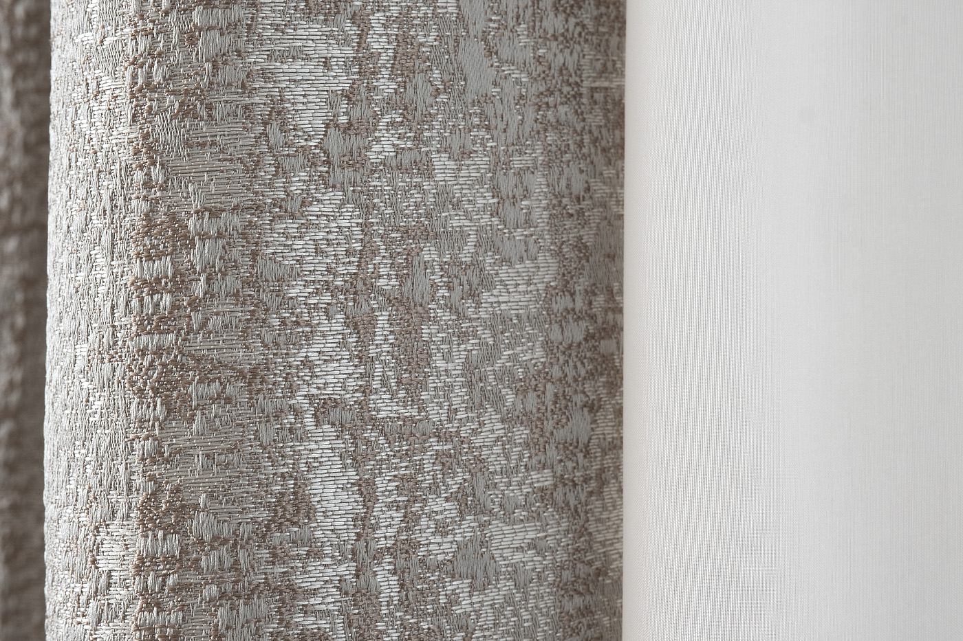 Портьера Ambition 300х260см серая Garda Decor 121GD-12130