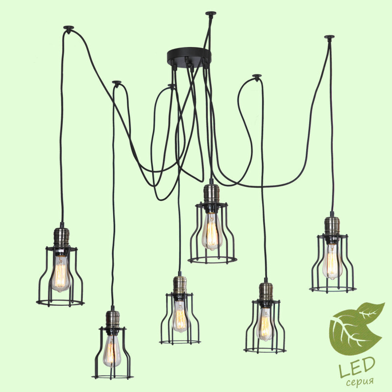 Подвесная люстра Lussole LOFT GRLSP-9310