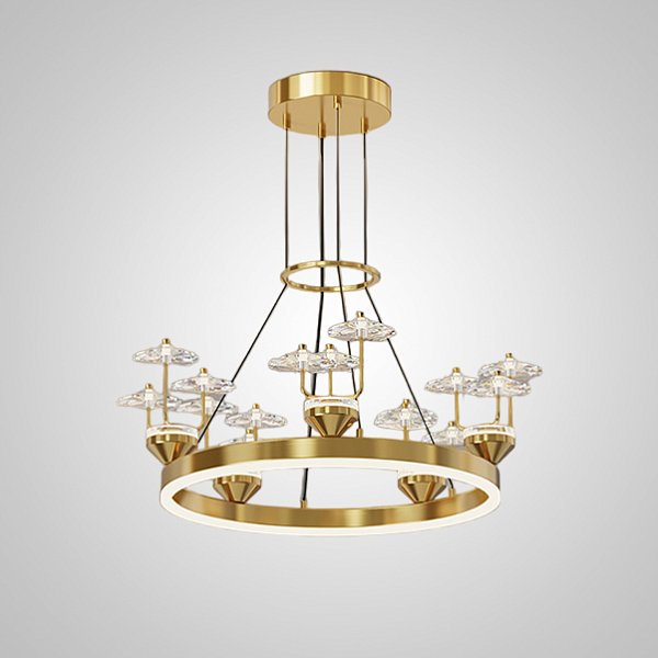 Подвесная люстра DOVRA D50 Brass by ImperiumLoft
