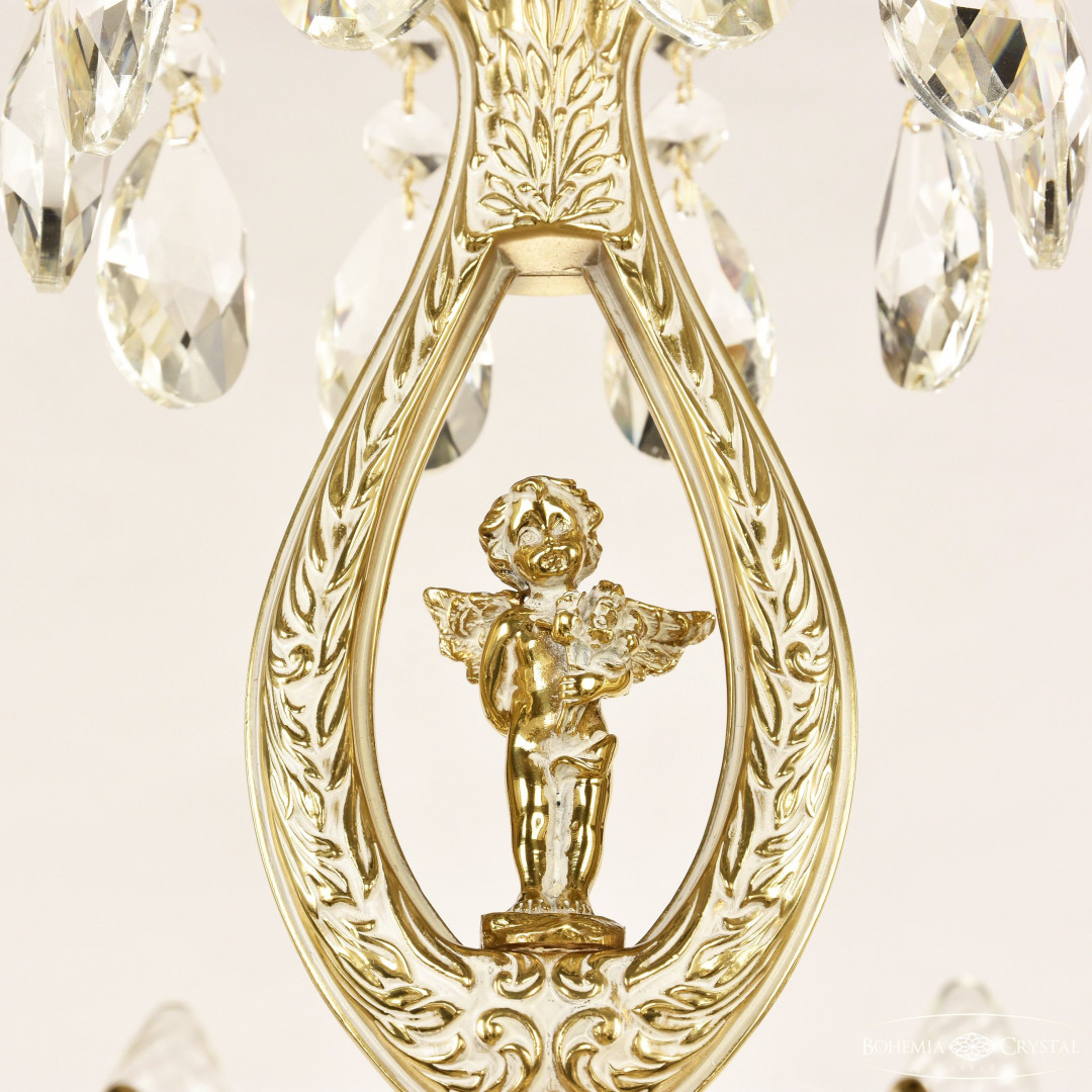 Люстра бронзовая с хрусталём 71401/10/210 A GW FA10S