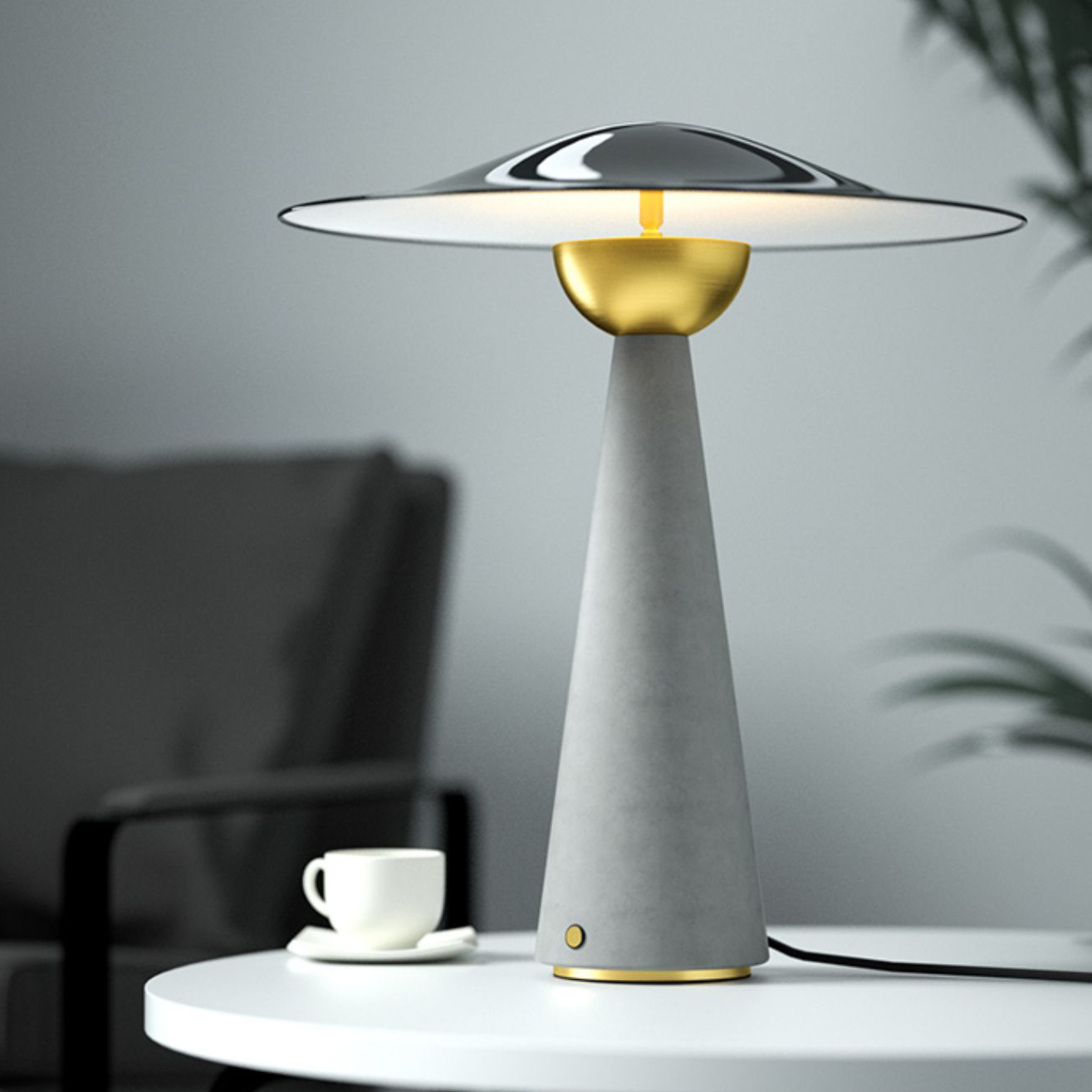 Настольная лампа VIRGIL Black by ImperiumLoft