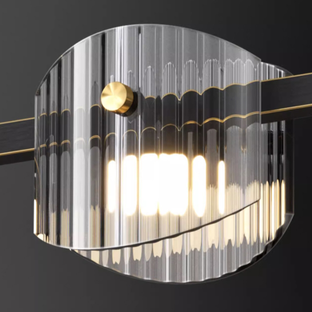 Подвесной светильник NICOLETTA D LONG L130 Black by ImperiumLoft