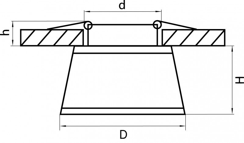 Встраиваемый светильник Lightstar 072174
