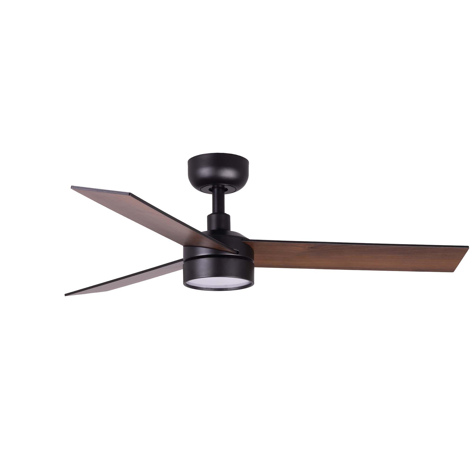 Вентилятор RUDDER S Ш1060 черный / орех 3 P LED 18W CCT DIM Faro