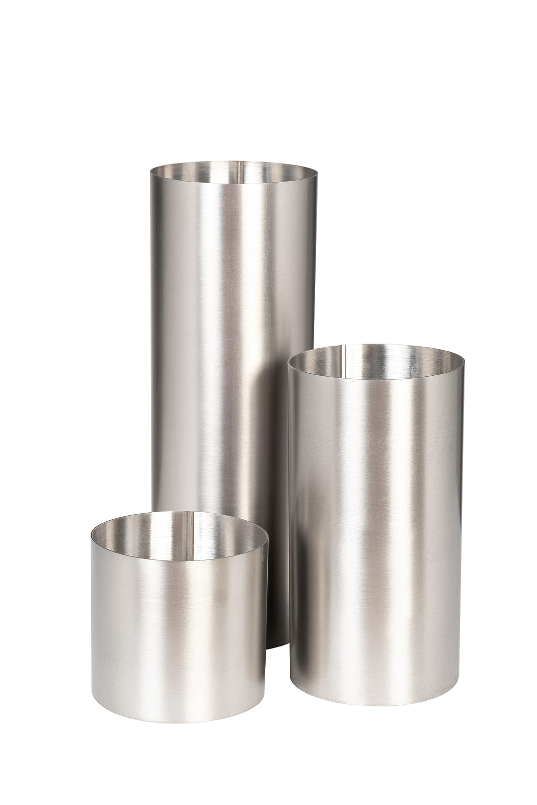 Ваза металлическая матовый никель Garda Decor 58DB-18302