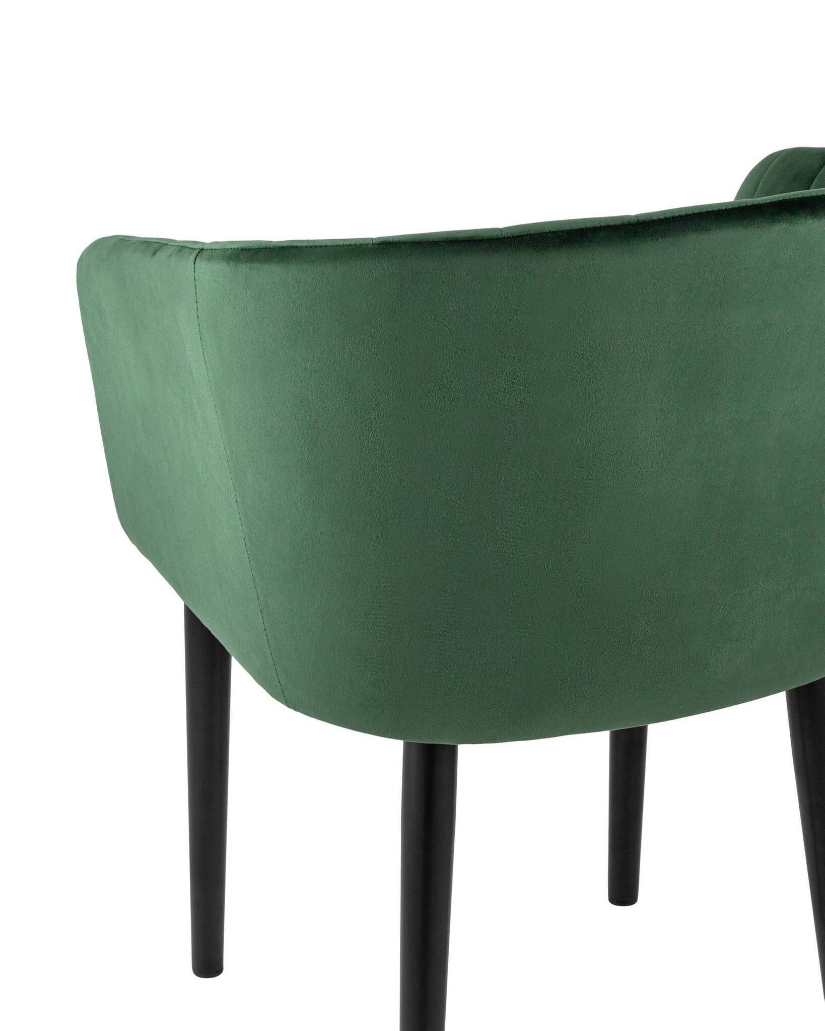 Стул с подлокотниками Нейтон велюр зеленый Stool Group