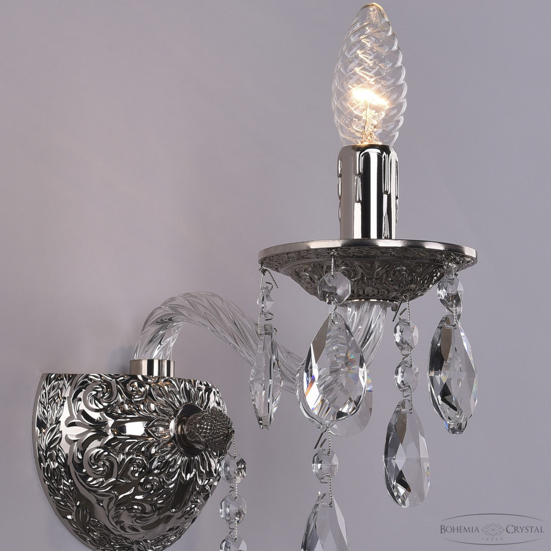 Бра хрустальные 16215B/1/141 Ni Bohemia Ivele Crystal